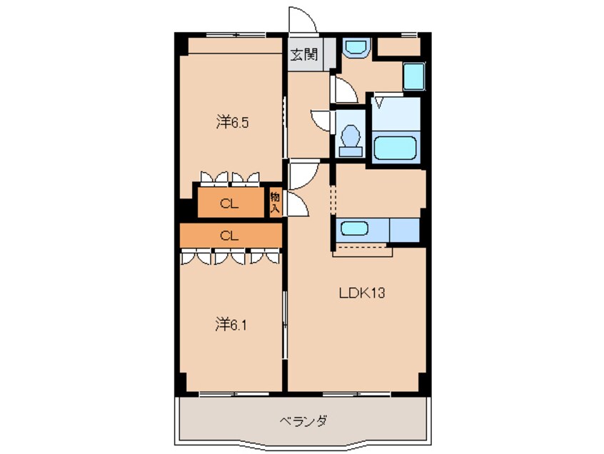 間取図 グランヴィア松江