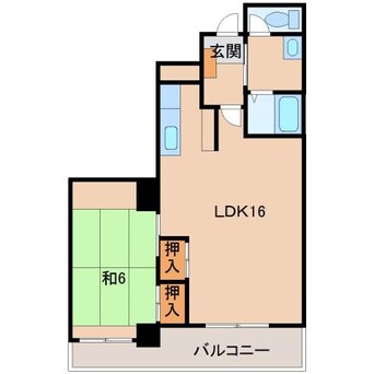 間取図 グランメール美園