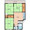 第２矢田マンション 3DKの間取り