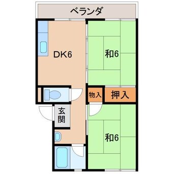 間取図 第２矢田マンション