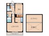 和歌山電鉄貴志川線/竈山駅 徒歩25分 2階 築14年 1LDKの間取り