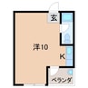 魚国ビル 1Rの間取り