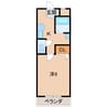 リーゼンラート三葛 1Kの間取り