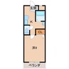 リーゼンラート三葛 1Kの間取り