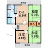 きのくに線・紀勢本線/和歌山駅 徒歩15分 1階 築30年 3DKの間取り