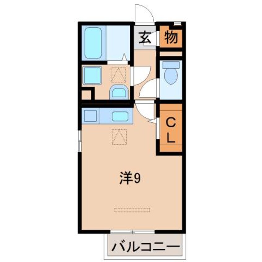 間取図 和歌山線/田井ノ瀬駅 徒歩11分 1階 築11年