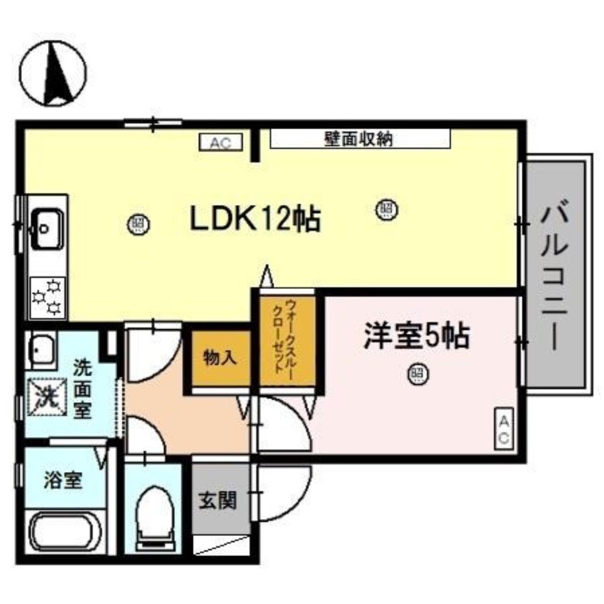 間取図 阪和線・羽衣線/和歌山駅 徒歩29分 2階 築29年