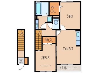 間取図 クロカンブッシュ