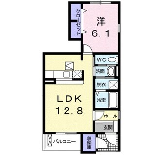 間取図 こうやリバーサイドヒルズⅡ番館