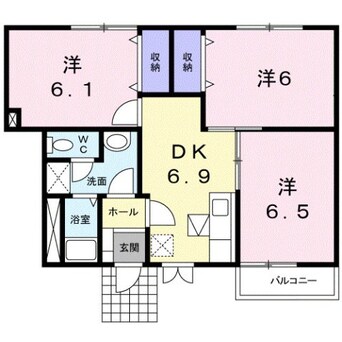 間取図 ヴェストヒューゲル