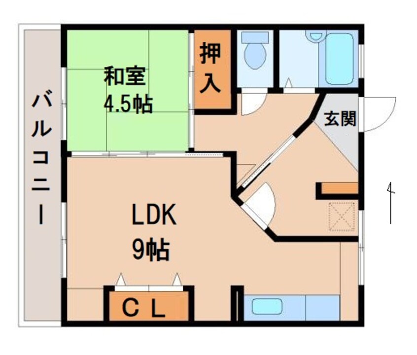 間取図 新山荘