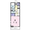 サニーブライトⅡ 1Kの間取り