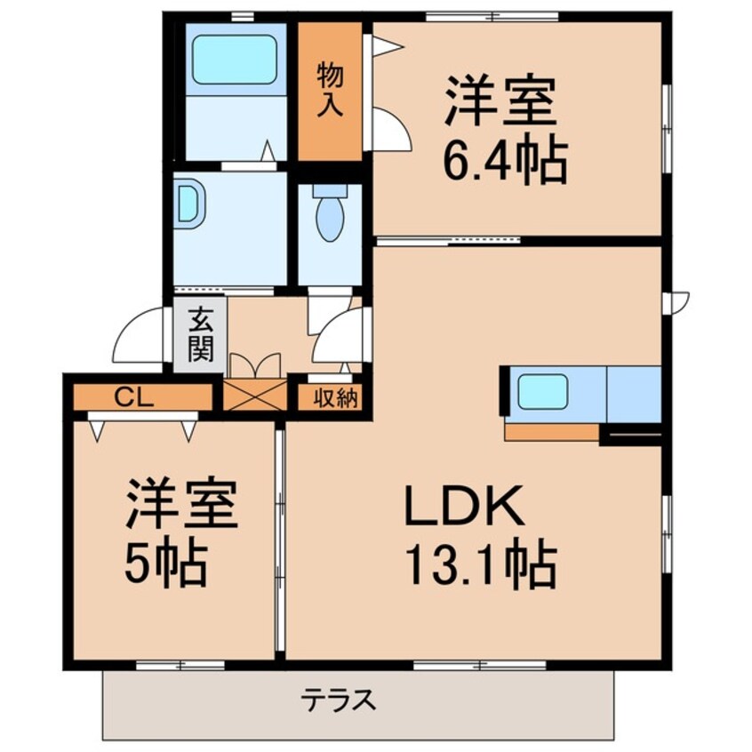 間取図 シャーメゾン野田