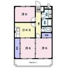 グレース吉田 3DKの間取り