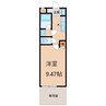 アビテ秋月南 1Kの間取り