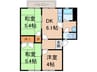 ルミエール 3DKの間取り
