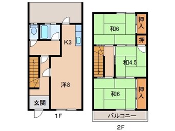 間取図 堀田ハイツ