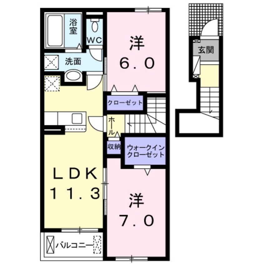 間取図 ソラーレ