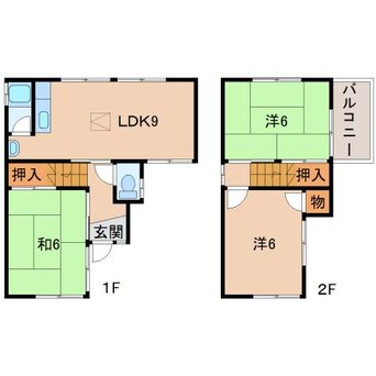 間取図 一戸建０６９６