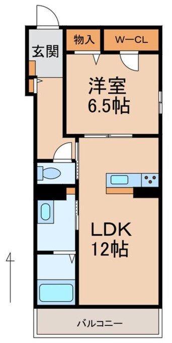 間取図 阪和線・羽衣線/和歌山駅 徒歩11分 2階 建築中