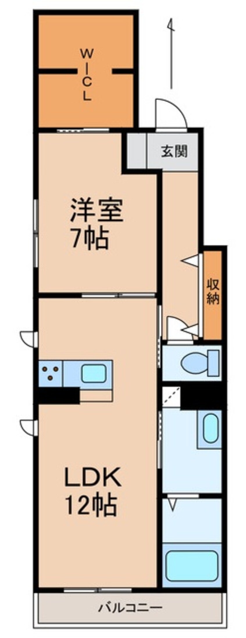 間取図 阪和線・羽衣線/和歌山駅 徒歩11分 2階 建築中