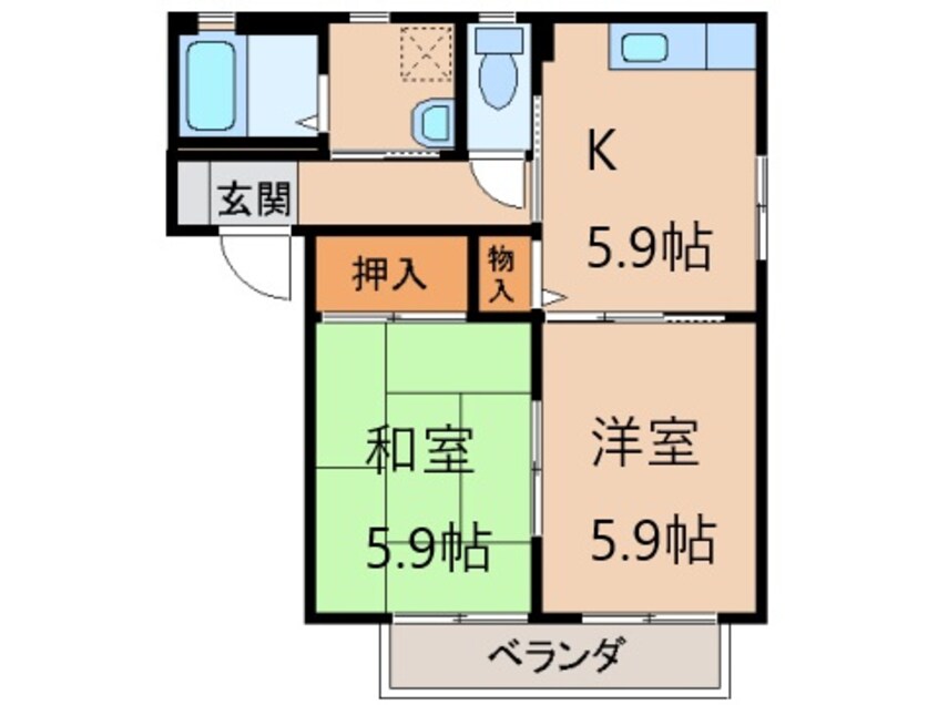 間取図 シャーメゾンＳＫ