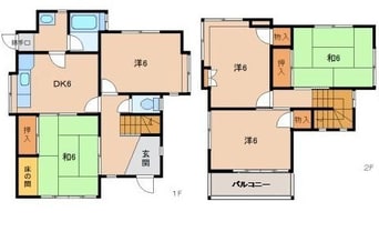 間取図 一戸建8343
