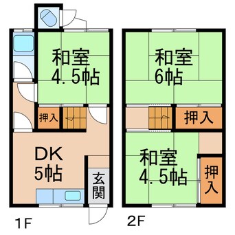 間取図 貸家４１９４