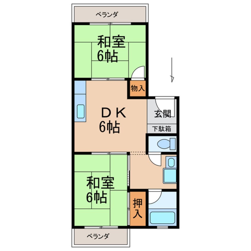 間取図 太田ビルⅡ