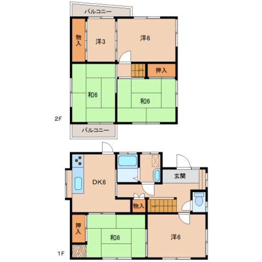 間取図 一戸建０８９８７