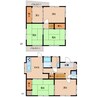 一戸建０８９８７ 6DKの間取り