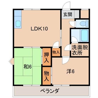 間取図 グリーンフル堀井