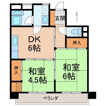 間取図 第２川端マンション