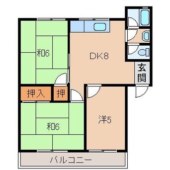 間取図 川端マンション