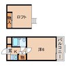ヨーロピアン杭ノ瀬 1Kの間取り