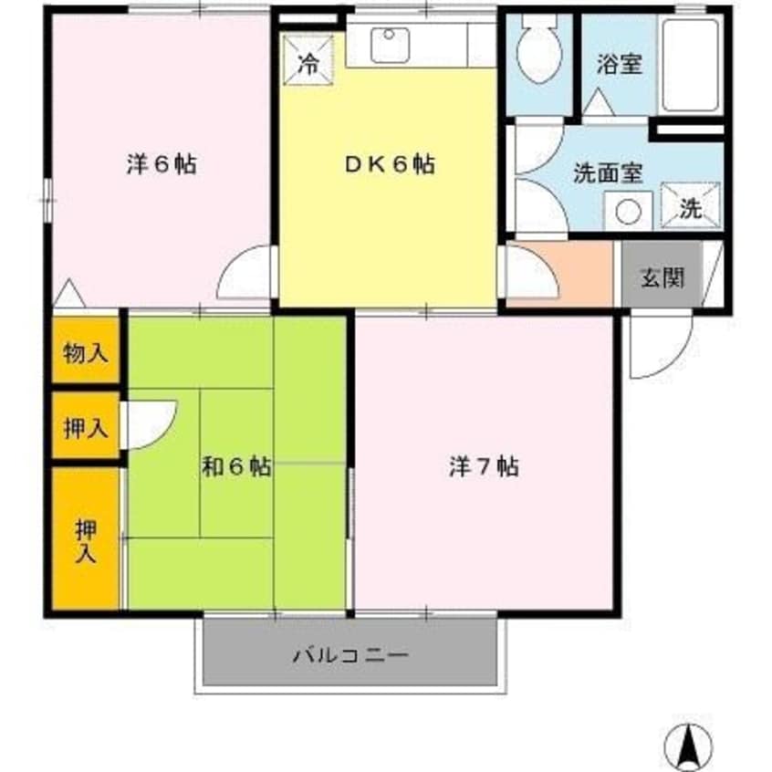 間取図 ソレイス神前