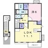 阪和線・羽衣線/和歌山駅 徒歩17分 2階 築17年 1LDKの間取り