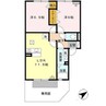 シャルム西ノ庄Ⅴ 2LDKの間取り