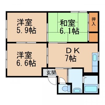 間取図 シャーメゾン小雑賀