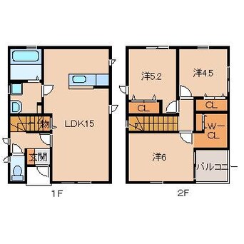 間取図 一戸建12445