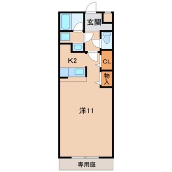 間取図 和歌山電鉄貴志川線/日前宮駅 徒歩16分 1階 築14年