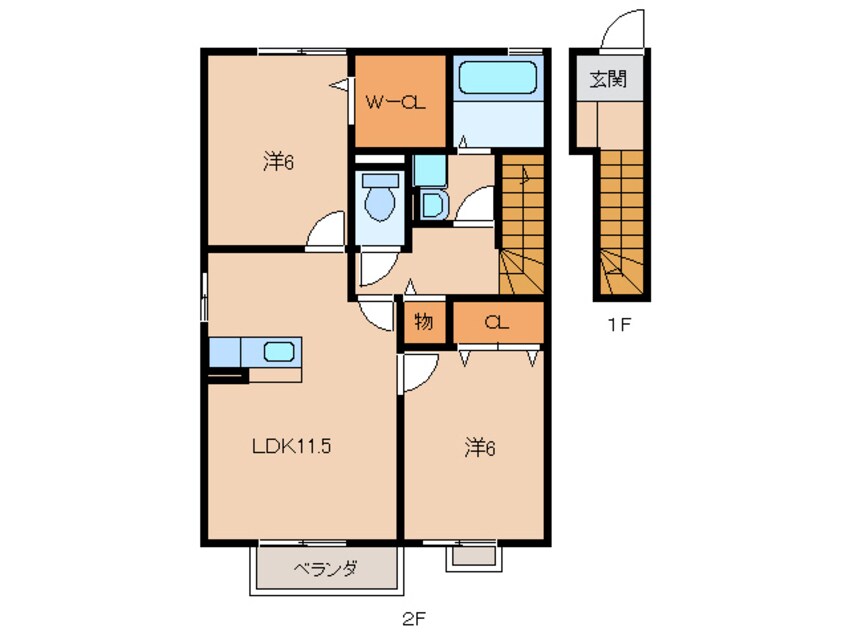 間取図 梟の杜コート　Ａ棟