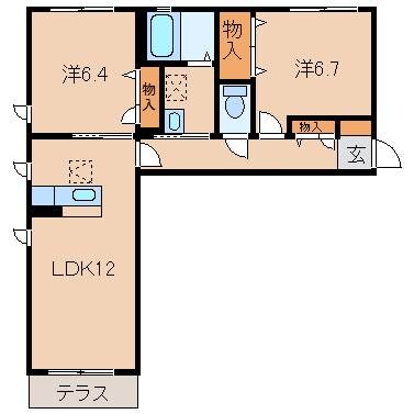 間取り図 ガーデンハイツⅡ