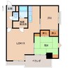 グランメール新生町 2LDKの間取り