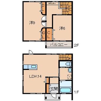 間取図 ラ・フェリオ有本