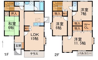 間取図 一戸建12480