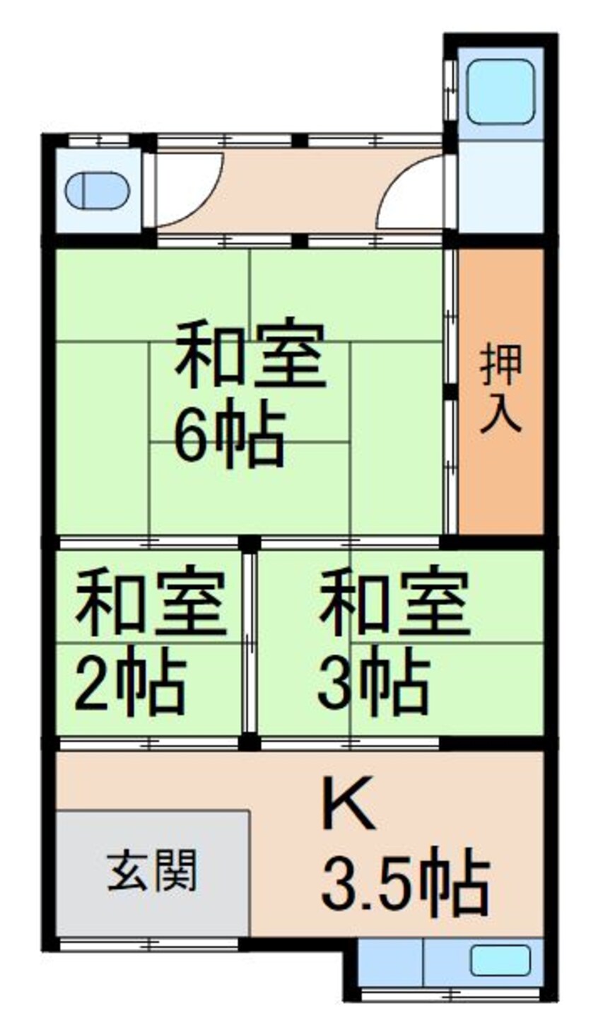 間取図 保田アパート