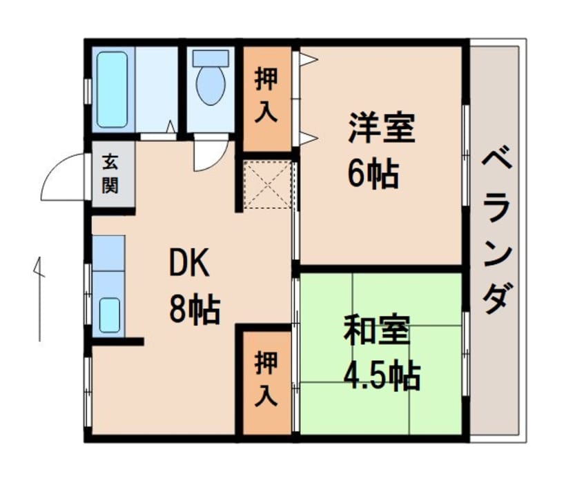 間取図 宮脇マンション