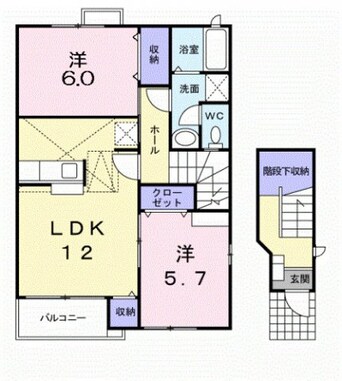 間取図 パレ・エクセランⅡ