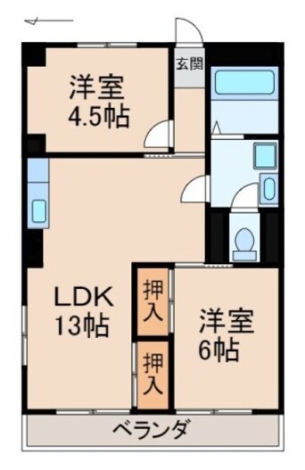 間取図 スエヨシビル黒田